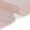1 Yard Blush Silk Organza Fabric Lightweight Sheer Material for Bridal Gowns 44 Inch Width